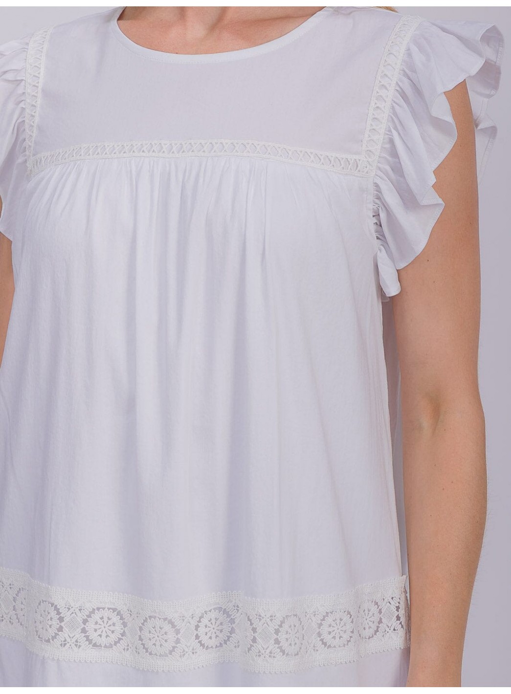 WOMEN'S RUFFLE SLEEVE TRIM DETAILED TIERED TUNIC MINI DRESS WOMEN'S RUFFLE SLEEVE TRIM DETAILED TIERED TUNIC MINI DRESS